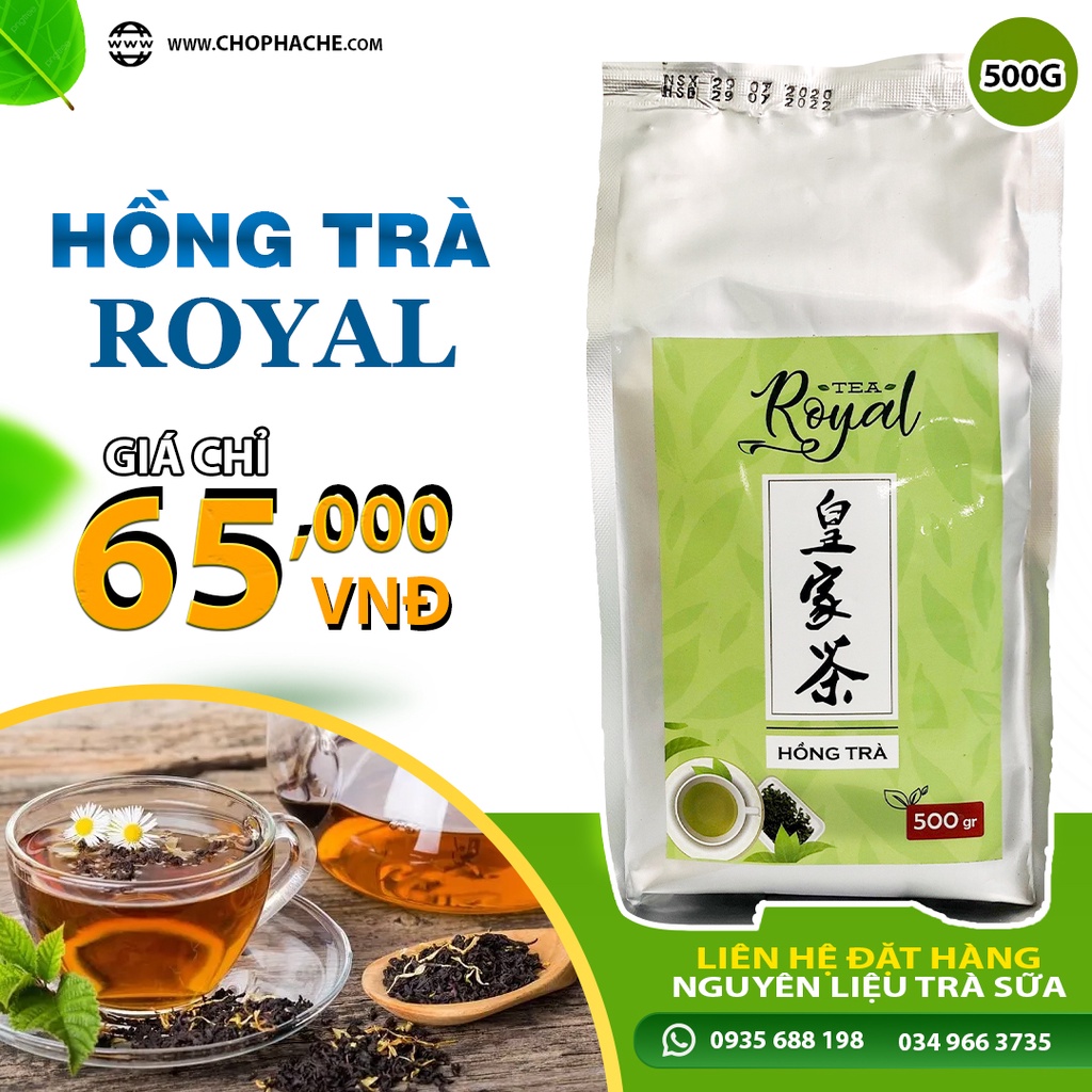 Hồng Trà Royal (Trà Đen) 500g - Nguyên Liệu Pha Trà Sữa Hồng Trà Đậm Vị Thơm Ngon