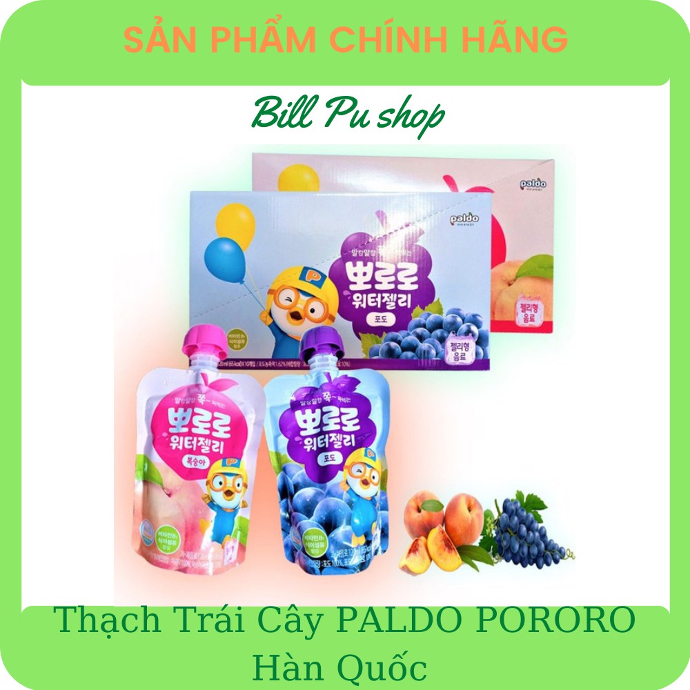 Thạch Trái Cây PALDO PORORO 120ml đủ vị cho bé - HÀN QUỐC