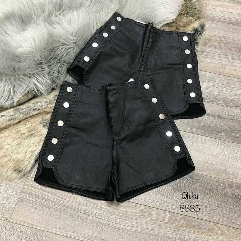 QUẦN SHORT DA, QUẦN SOOC DA CÚC SƯỜN QUẢNG CHÂU MS20034