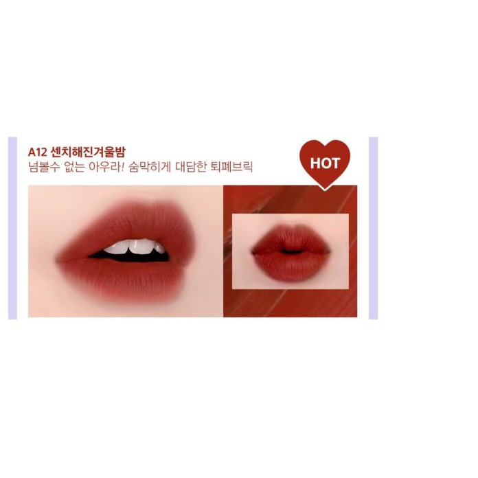 Son Kem Lì Black Rouge Air Fit Velvet Tint màu A01 A06 A12 A22 A21 A20 A19 Bad Rose | BigBuy360 - bigbuy360.vn