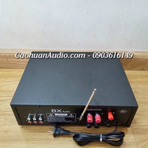 Amply Karaoke mini AC / DC 12V bluetooth / USB / thẻ SD / Radio CALIFLOWER BX2277