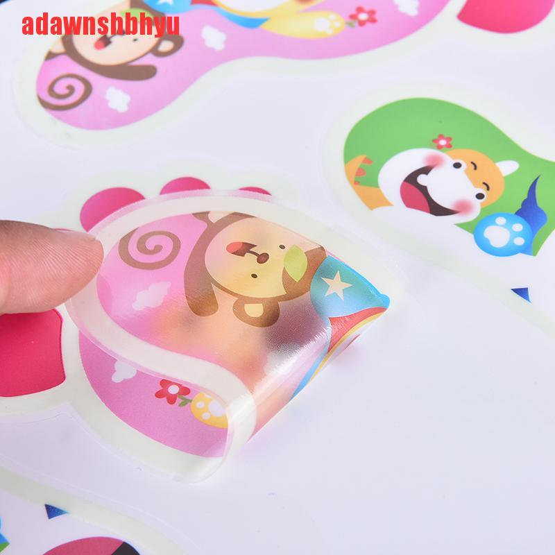 1 Bộ Sticker Dán Sàn Hình Bàn Chân Phát Sáng