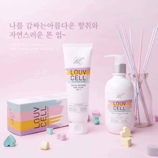 Dưỡng Thể trắng da LOUV CELL Crystal Whitening Body Lotion 120ml