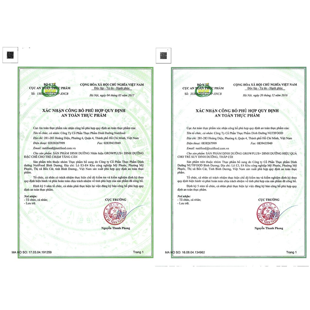 SỮA BỘT NUTIFOOD GROW PLUS+ XANH/ĐỎ 1.5KG