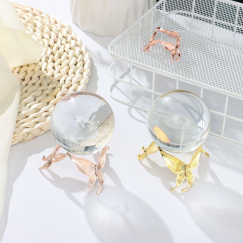 Giá Đỡ Trưng Bày Đồ Trang Trí Hình Cầu Họa Tiết Bướm DIY