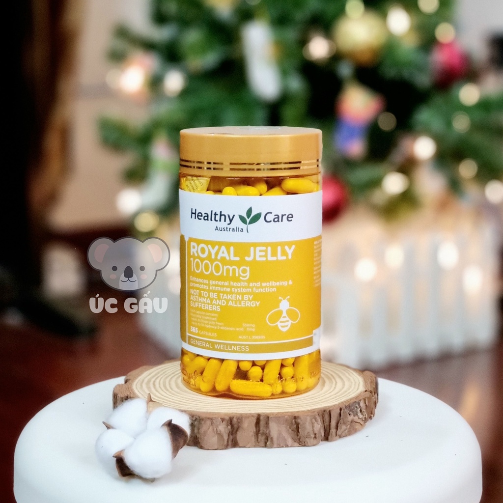 Sữa Ong Chúa Healthy Care Royal Jelly 1000mg 365 Viên Úc