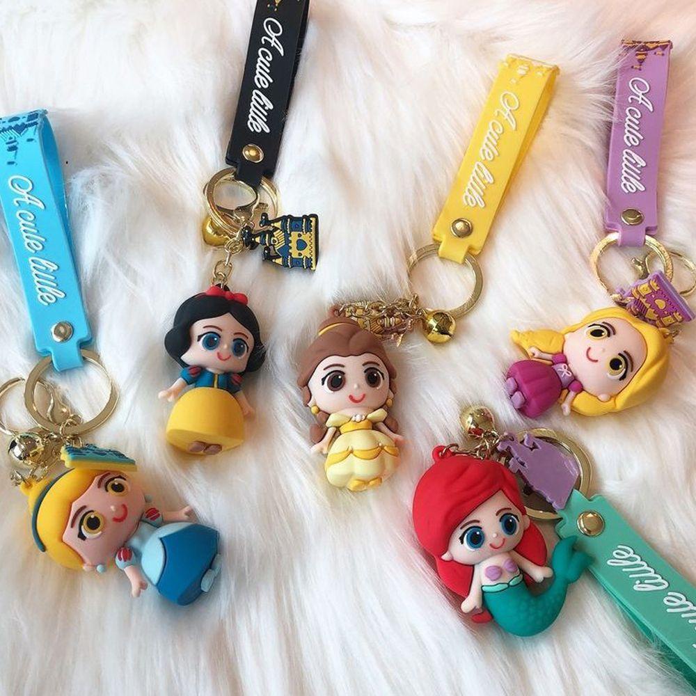 LANFY Móc Khóa Hình Công Chúa Disney Xinh Xắn