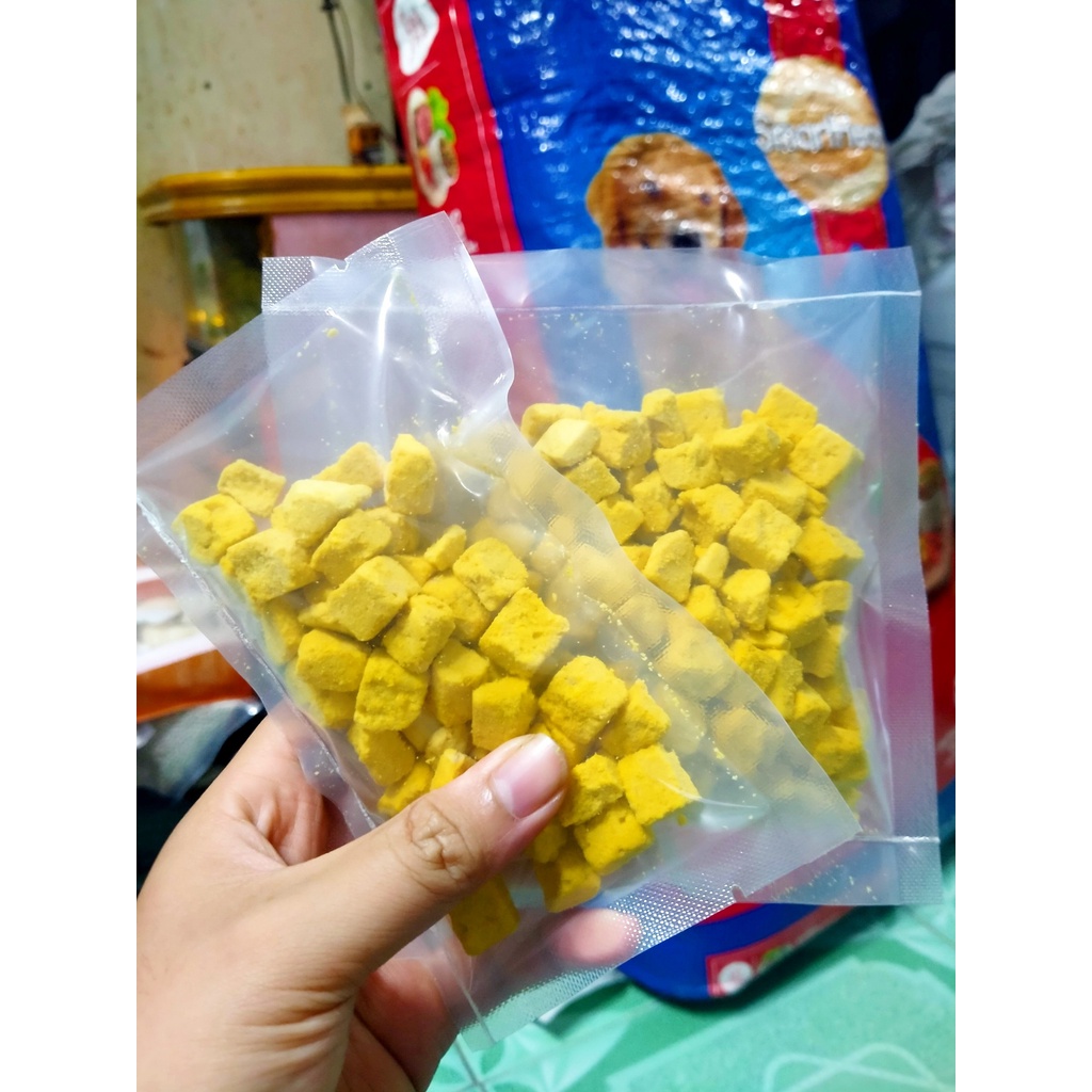 Phô mai sấy 20gr-50gr dành cho hamster, sóc, nhím, chó, mèo