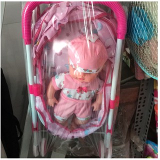 Búp bê kèm xe đẩy cho bé