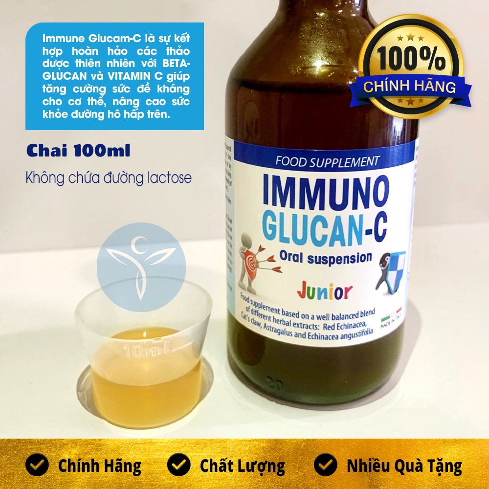 Siro Uống Immuno Glucan C Healthy Plex Tăng Cường Sức Đề Kháng 100ml