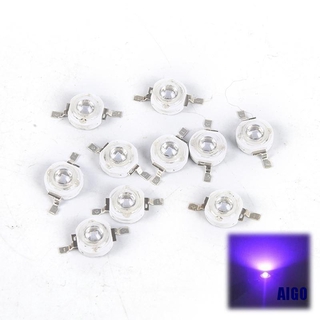 Set 10 bóng đèn led uv 3w 395nm chuyên dụng