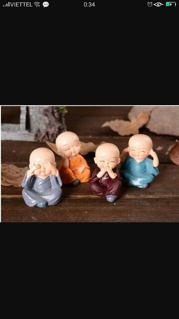 Bộ tượng không nghe k nói k nhìn