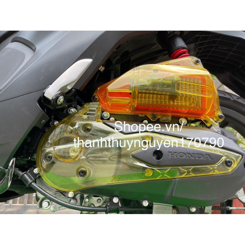 Ốp Pô E&amp;Lốc Máy VISION 20212-2023 Đen Khói