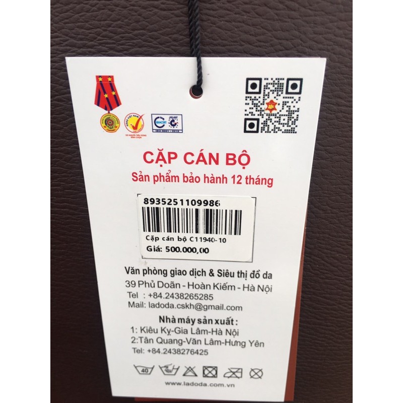 Cặp cán bộ C11940 chính hãng Ladoda | BigBuy360 - bigbuy360.vn