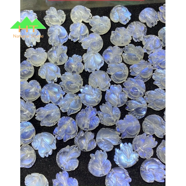 Vòng đeo tay dây cáp Hồ ly mix đồng điếu đá mặt trăng moon