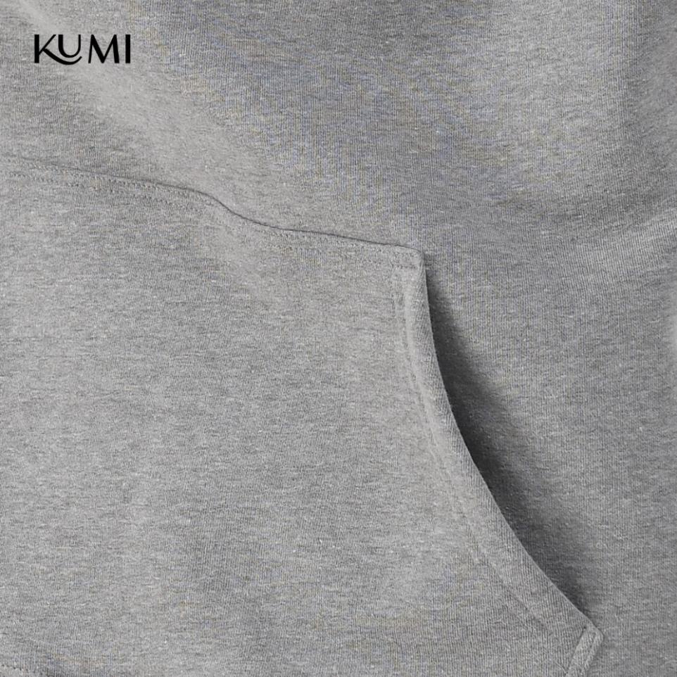 Áo Hoodie Nữ Dài Tay Có Mũ Chất Nỉ Bông Cao Cấp Kumi, Áo Nỉ Nữ Basic Có Mũ Thời Trang Trẻ Trung Năng Động - Ghi | BigBuy360 - bigbuy360.vn