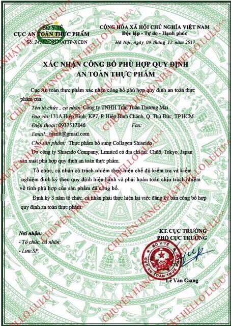 The colagen bột mẫu mới Nhật bản