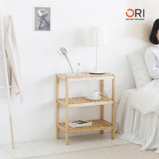 Kệ Gỗ Để Giày Dép Đa Năng 3 Tầng Size 50cm Màu Gỗ - BENCH 3F50 - ORI NỘI THẤT HÀN QUỐC