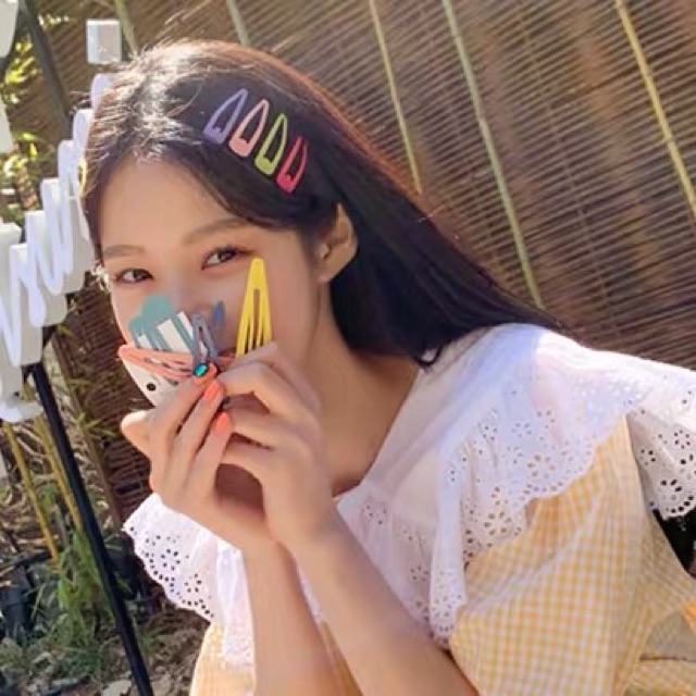 Set kẹp tóc màu sắc 6 chi tiết