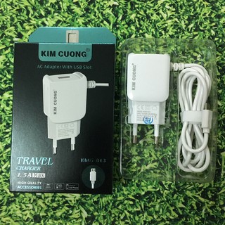 CỐC SẠC KIM CƯƠNG 1.5A KMG - 813 ( Hai cổng sạc )