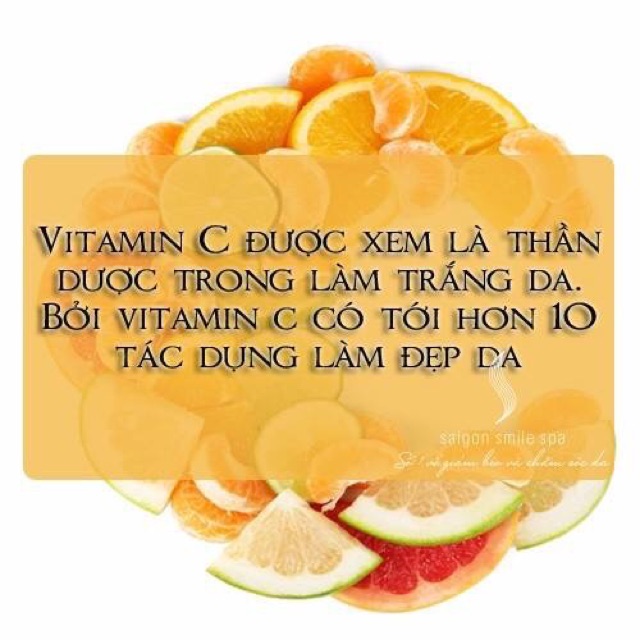 TẮM TRẮNG CAM Vitamin C