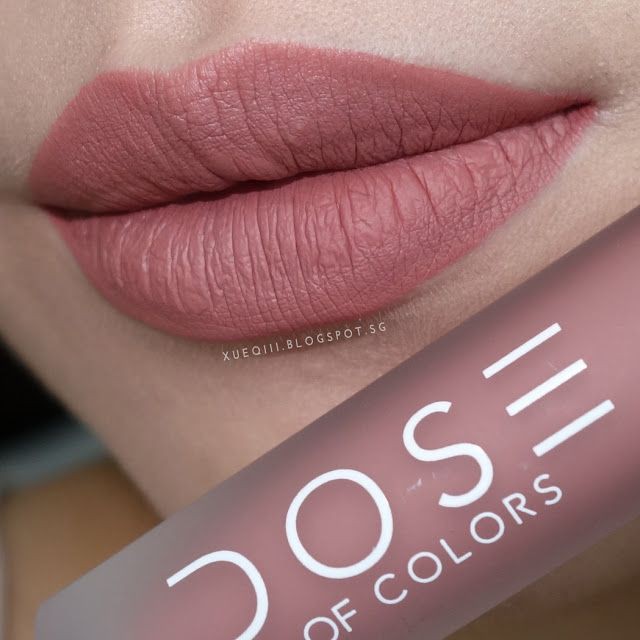 Son Dose Of Colors Full Size Liquid Matte Lipstick in Stone 5ml