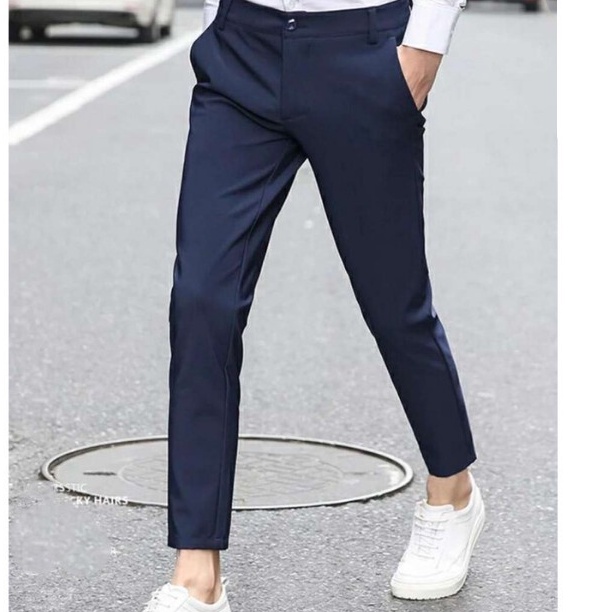 Quần vải nam hàn quốc ống bó quần vải nam cao cấp dáng đứng vừa vặn chống xù chống nhăn