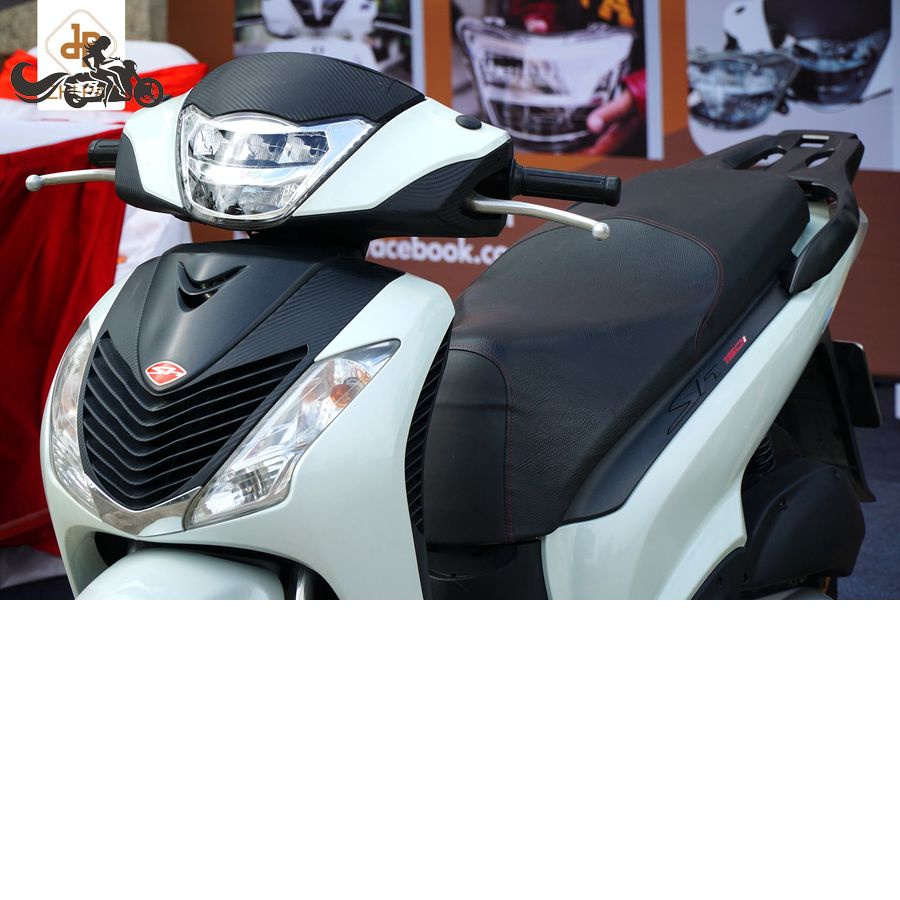 Đèn Pha Led 2 Tầng Xe SH Ý Nhập 2009-2012. Hàng Chính Hãng Bảo Hành Zhi.Pat Cao Cấp, Siêu Sáng. Màu Trắng Bạc &amp; Đen Khói