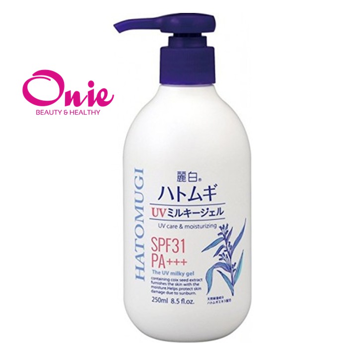 [Nội Địa Nhật] LOTION DƯỠNG TRẮNG DA CHỐNG NẮNG BODY MỀM MỊN HATOMUGI SPF31 PA +++ | BigBuy360 - bigbuy360.vn