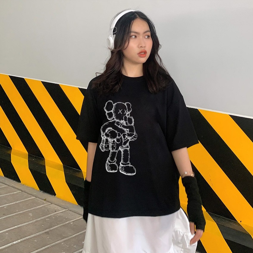Áo thun thiết kế BEEBEE kaws-KAWS004 100% COTTON