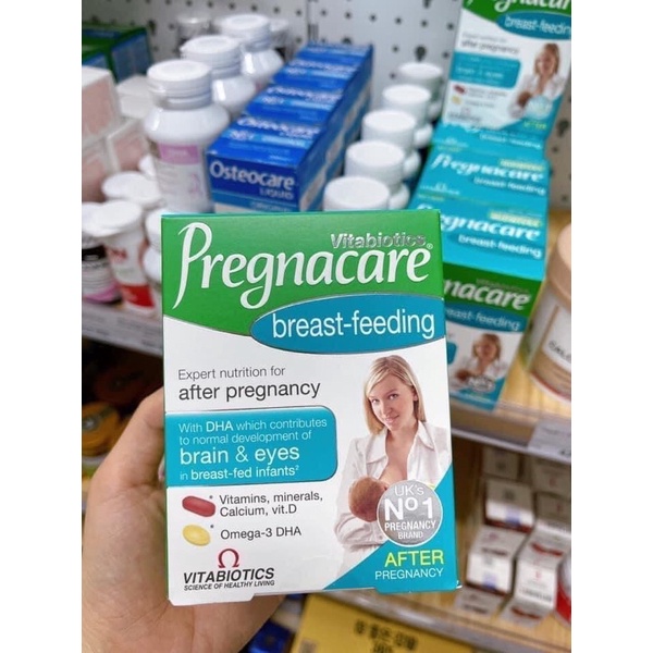 Viên uống bổ sung Vitamin tổng hợp sau sinh Pregnacare Breast-Feeding