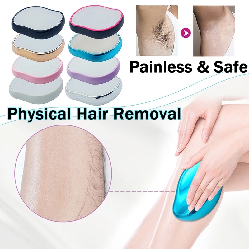 1 Dụng Cụ Tẩy Lông Không Đau Tái Sử Dụng Linh Hoạt Bằng Nano / Kính Nano / Dễ Vệ Sinh Cơ Thể