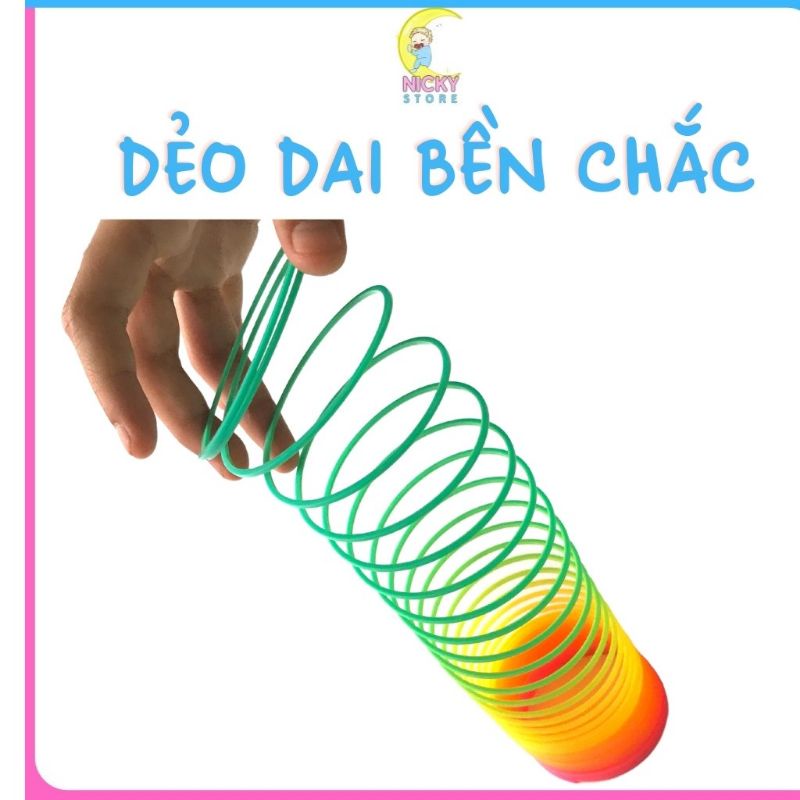 Đồ chơi lò xo cầu vồng