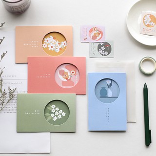 Bộ Bì Thư + Bìa Thư Xinh Xắn Đáng Yêu