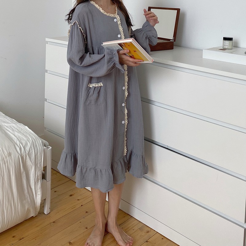 Váy ngủ/ pijama couple phong cách Hàn Quốc