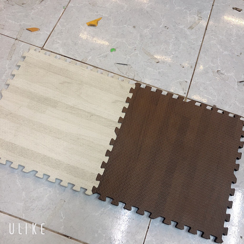 Thảm xốp vân gỗ kích thước 30x30x1cm chất lượng 698 chất lượng 7jabdvjakdlk
