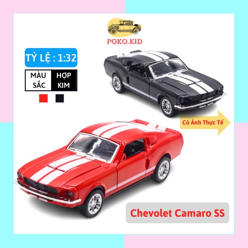 Đồ Chơi Ô tô Mô Hình Kim Loại Chevolet Camaro SS Tỷ Lệ 1:32 Siêu Rẻ POKO KID