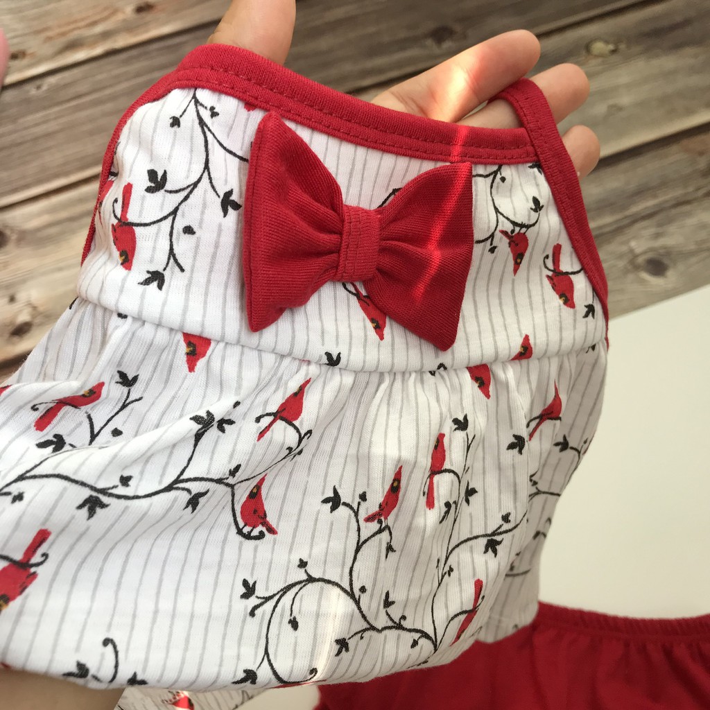 Combo 5 bộ babydoll bé gái 3-11kg