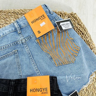 Short jean túi vằn sau ( 4688)