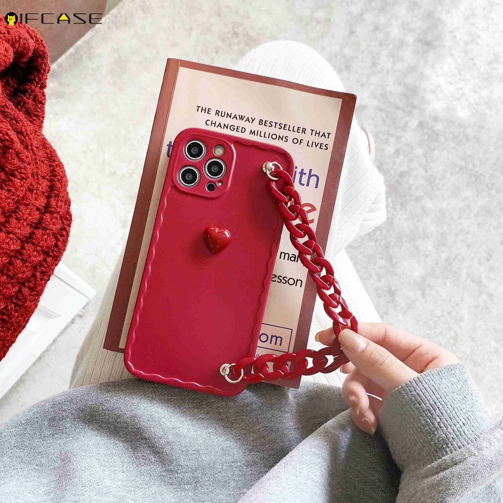 Ốp Điện Thoại Họa Tiết Trái Tim Dễ Thương Cho Iphone 13 12 Mini 12 11 Pro Max Xs Max Xr X 7 8 Plus