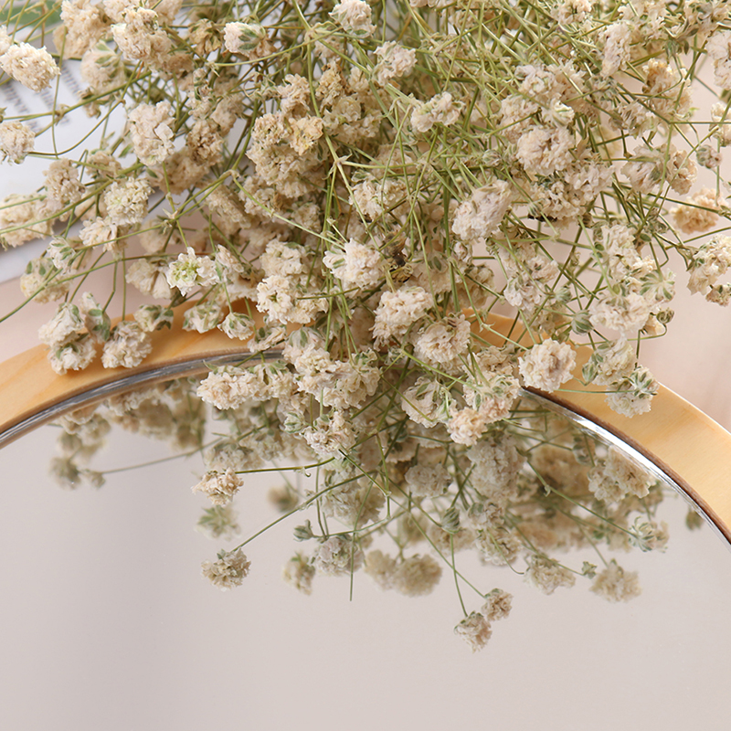 [Bảo Vệ tinh tế♥Gương Trang Điểm Hình Tròn Bằng Gỗ Phong Cách Vintage