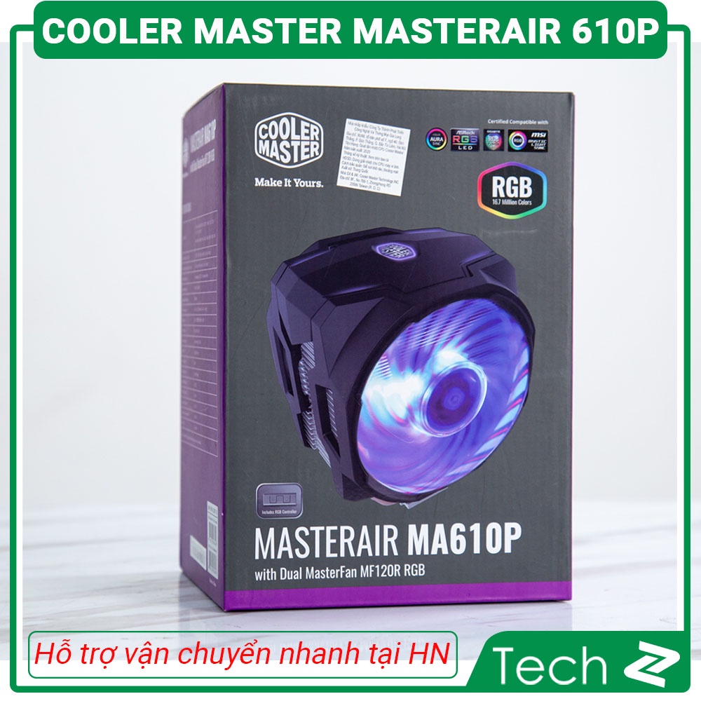 Tản Nhiệt Khí CPU Cooler Master Masterair MA610P RGB