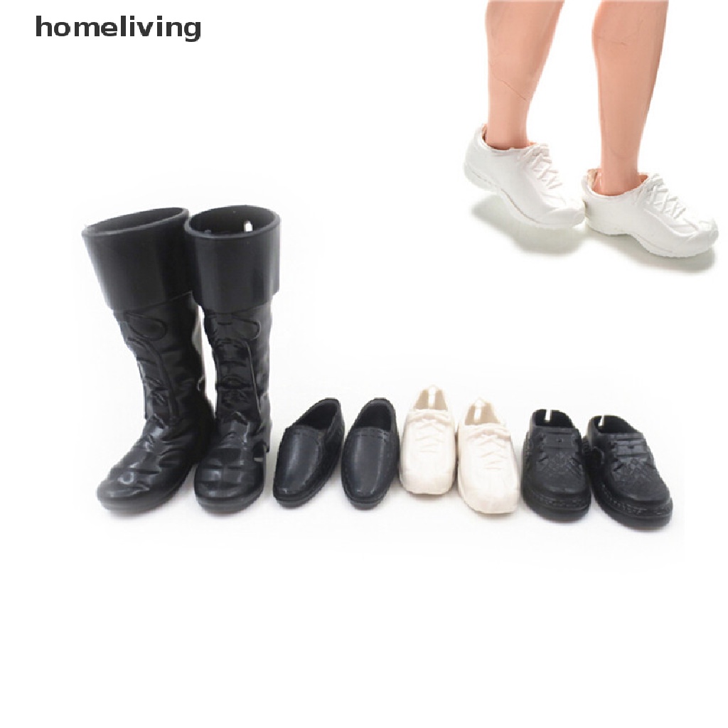Bộ 4 Đôi Giày Thể Thao Cao Tới Gối Cho Búp Bê