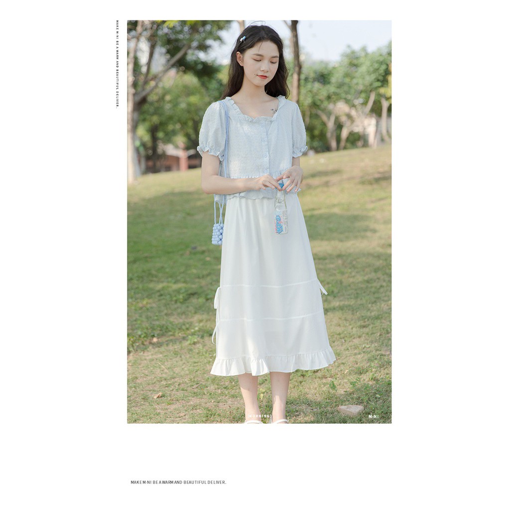 [HÀNG CAO CẤP] Chân váy vintage nữ dáng dài 2 lớp cao cấp 3 màu siêu xinh xmtl | BigBuy360 - bigbuy360.vn