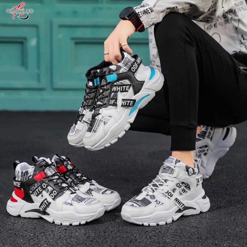 Giày Thể Thao Nam Cổ Cao Thời Trang Hàn Quốc Năng Động