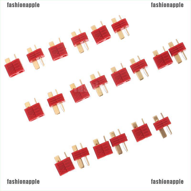 Set 20 / 10 Cặp Đầu Nối Chữ T Cho Máy Bay Điều Khiển Từ Xa LiPo Batt