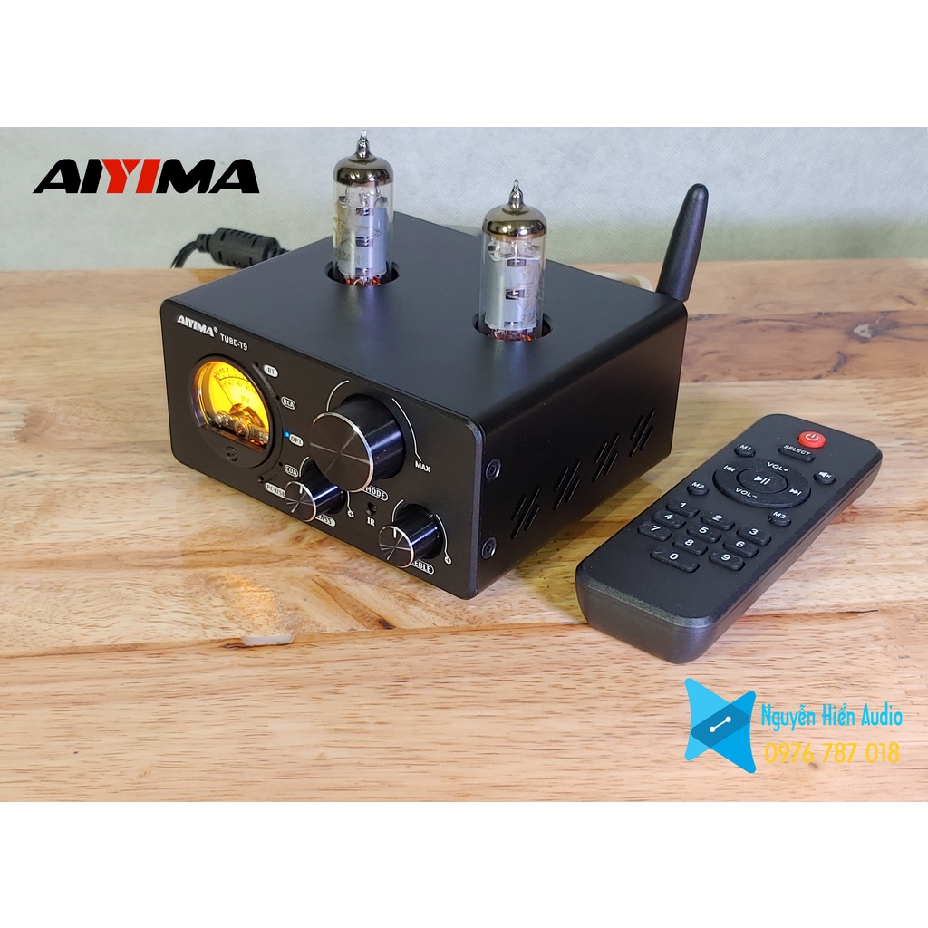 Amply AIYIMA Tube T9 kết hợp giải mã và pre đèn Tặng dây quang choseal 1,5m