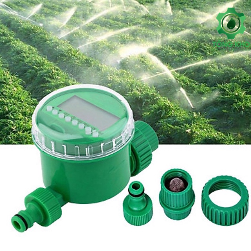 Van nước hẹn giờ tưới tự động chạy pin - Đồng hồ điện tử hẹn giờ tưới cây - Tổng kho kim khí điện nước