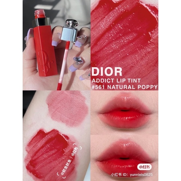 Son Dior Addict Lip Tatoo 421 541 651 Natural Tea bản mới 2022