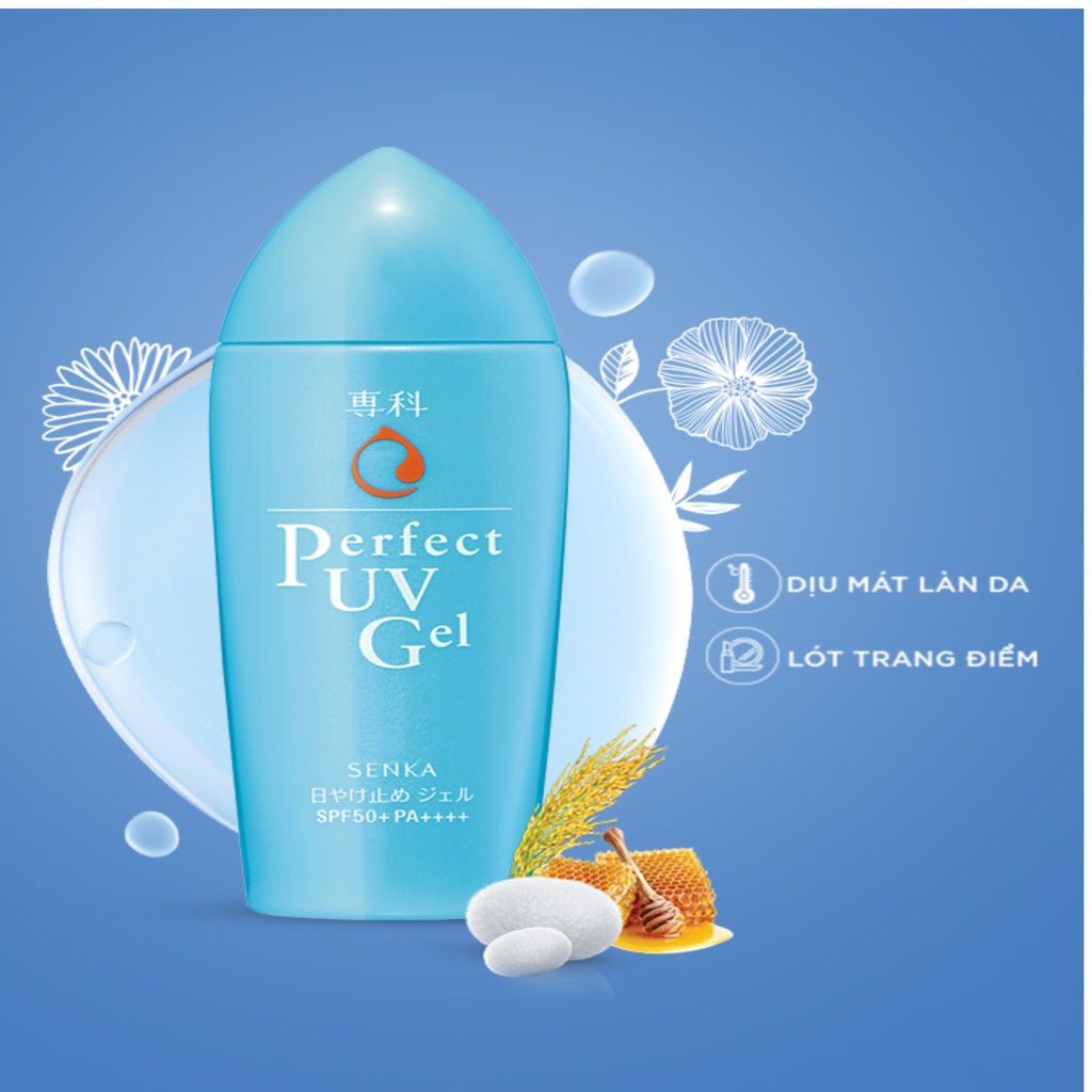 Kem chống nắng Senka Perfect UV GEL SPF 50+ PA++++ 80ml